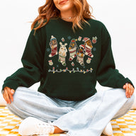 Dachshund Christmas Sweatshirt Cute Christmas Dog Shirt for Dachshund Moms and Dog Lovers Perfect Xmas Gift