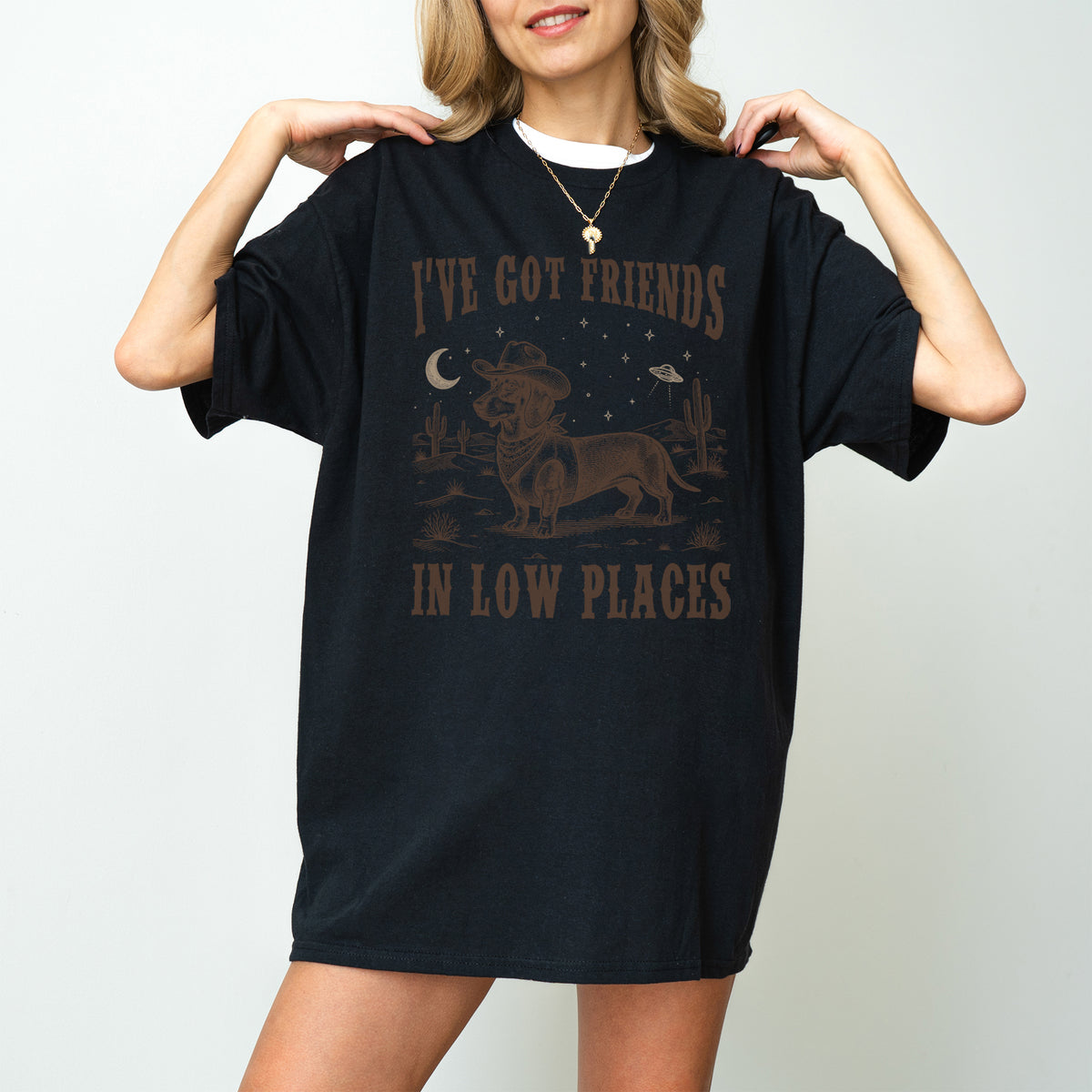 I've Got Friends In Low Places Dachshund Shirt