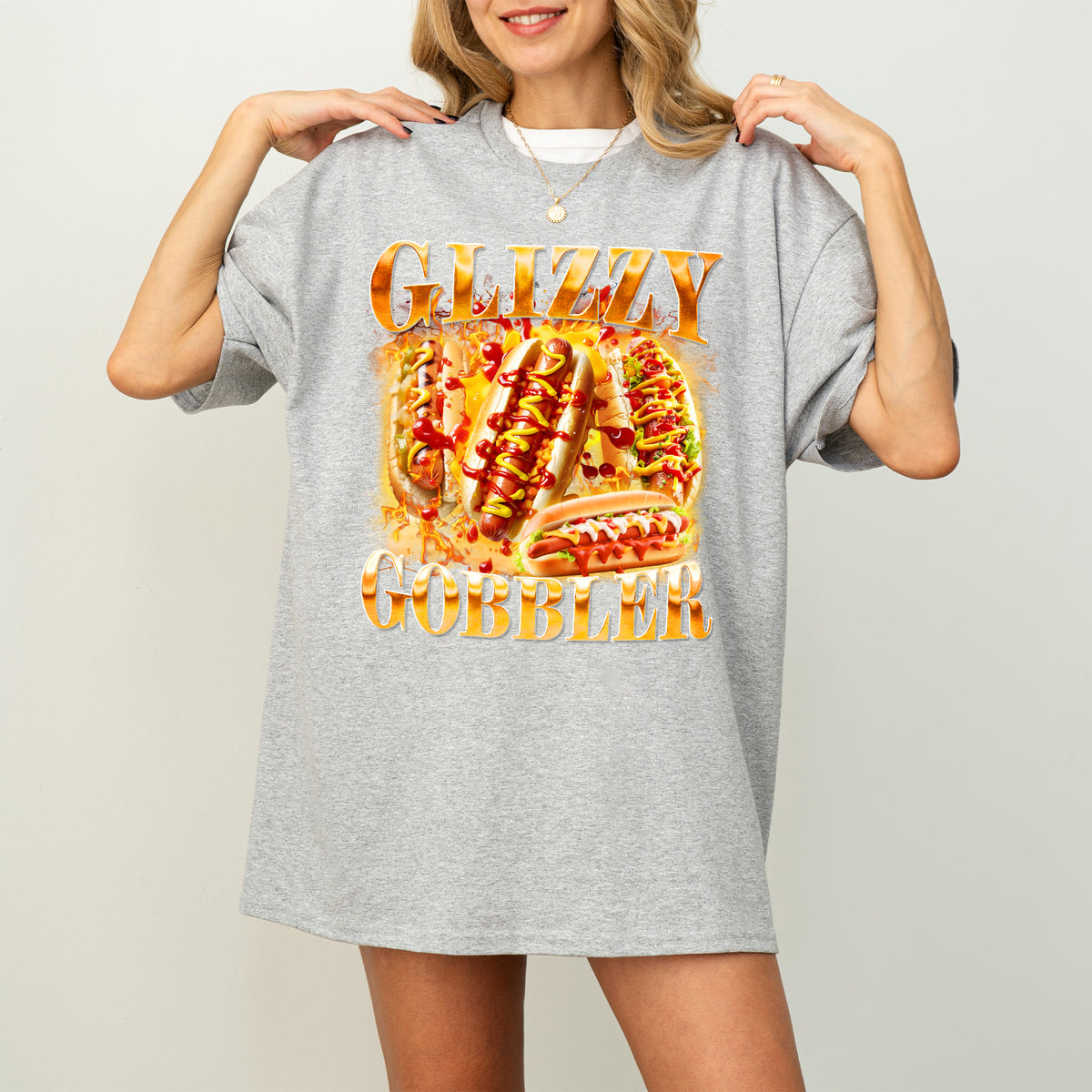 Glizzy Gobbler Shirt Funny Hot Dog Meme Tee for Food Lovers
