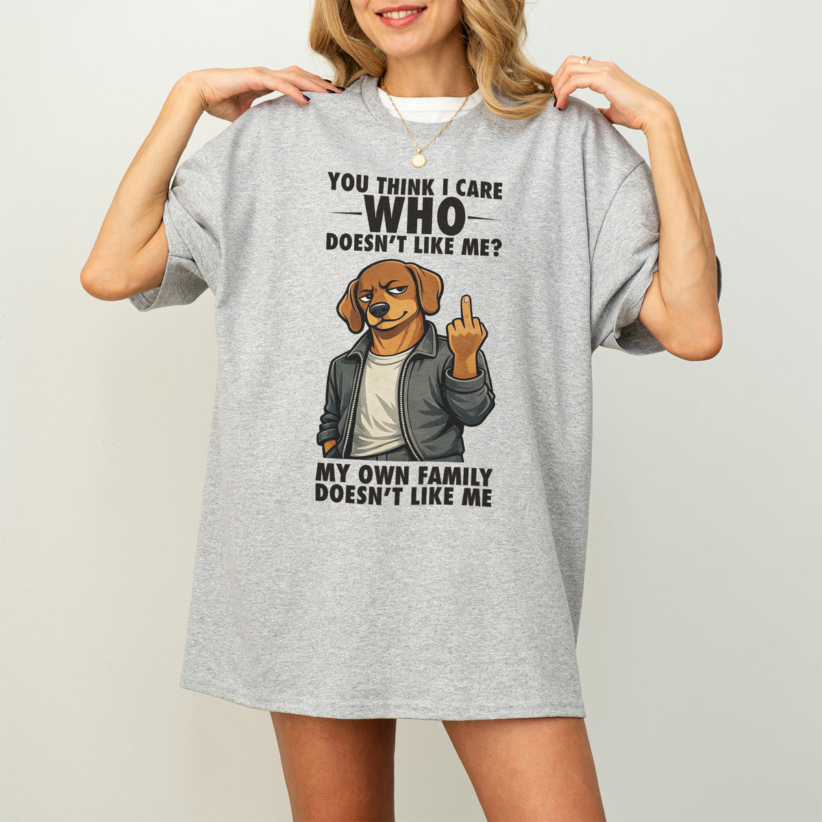 You Think I Give A F*ck Dachshund Shirt