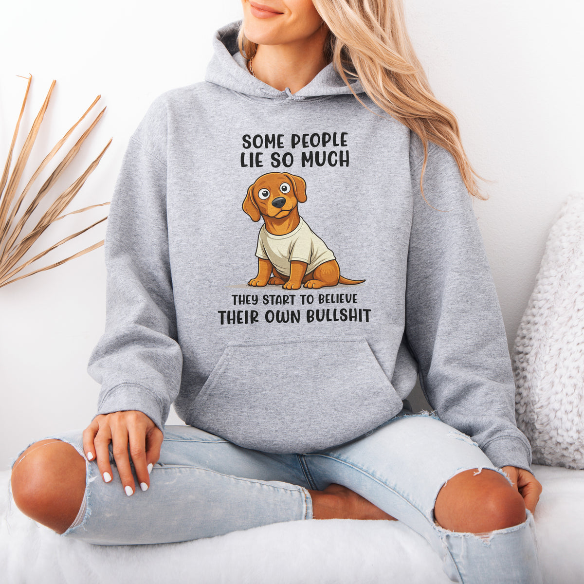 Funny Dachshund Hoodie Sarcastic Gift