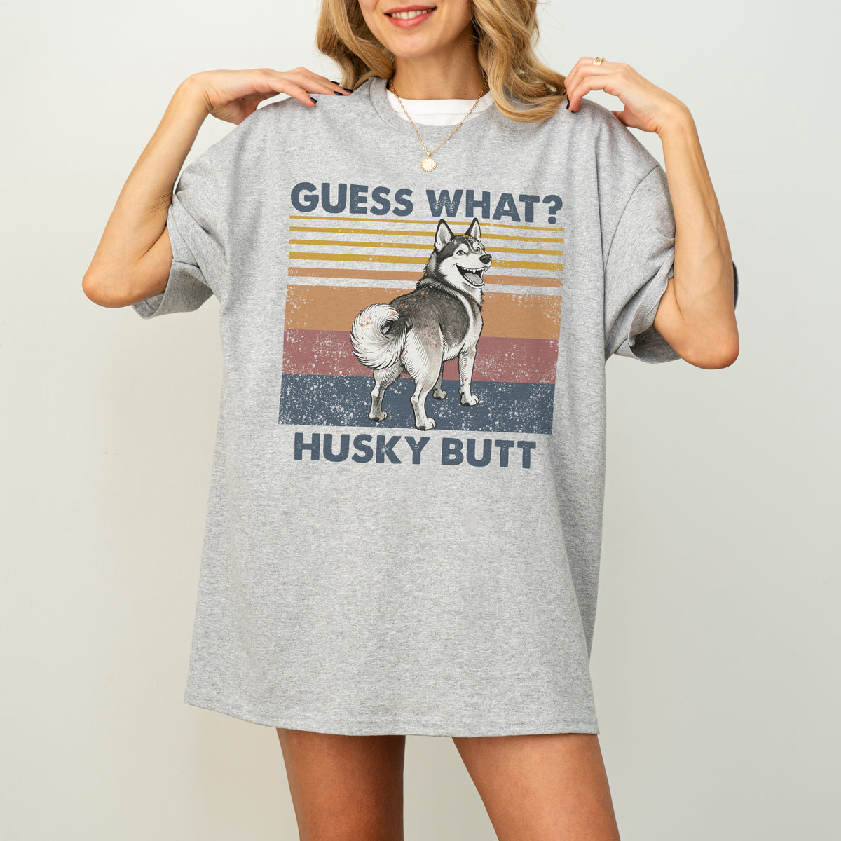 Guess What Husky Butt Shirt – Funny Dog Lover Gift