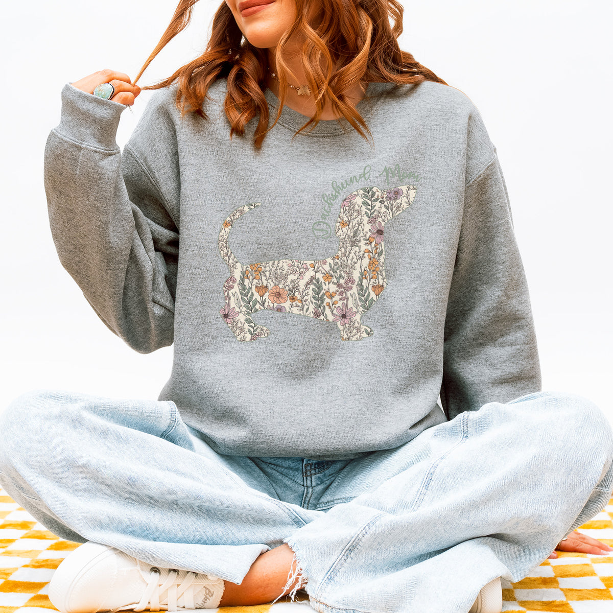 Personalized Dachshund Dog Mama Sweatshirt