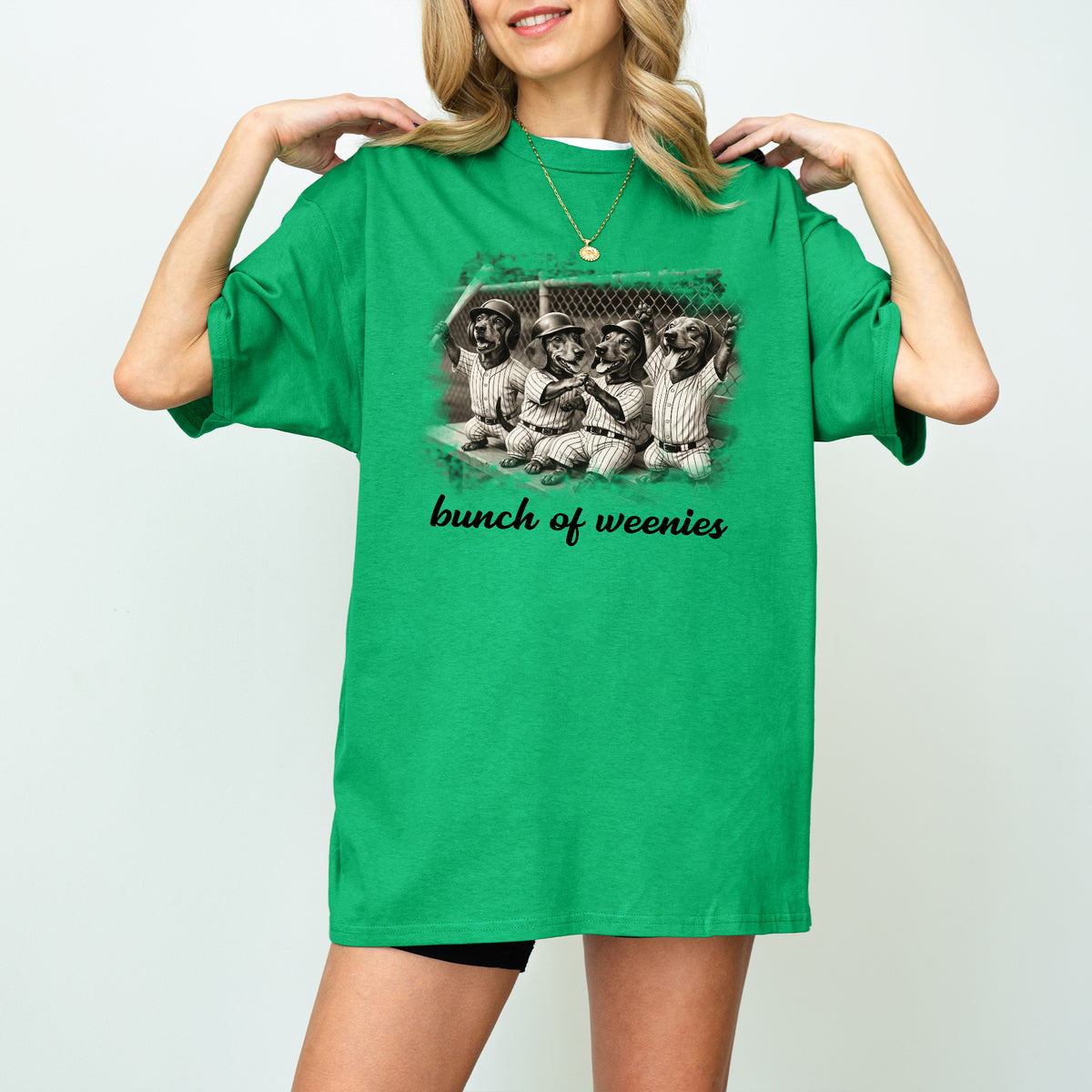 Bunch of Weenies Dachshund Baseball Shirt – Funny Doxie Tee