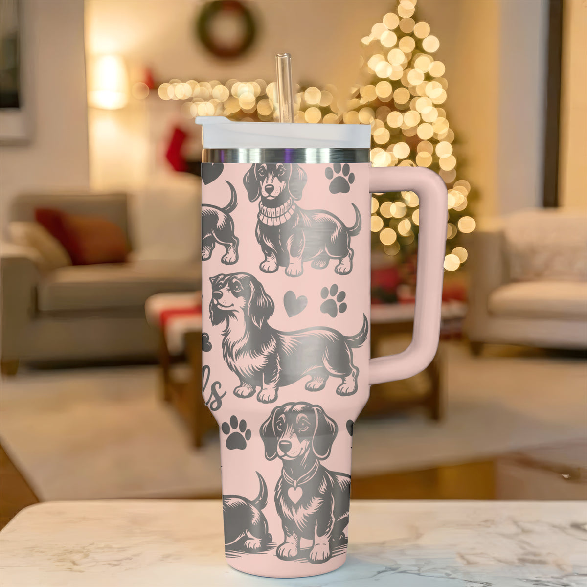 Life Is Better With Dachshunds 40oz Tumbler – Doxie Mom Gift