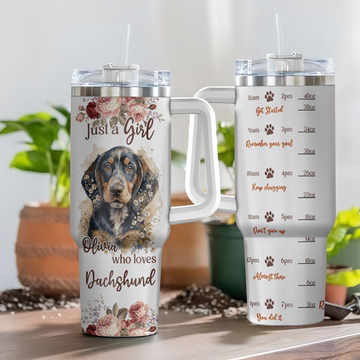 Just A Girl Who Loves Dachshund Tumbler – Personalized Gift