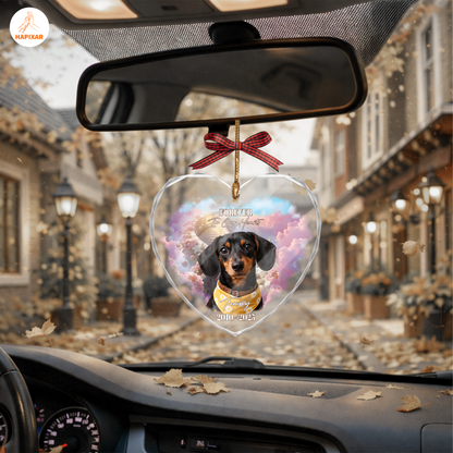 Forever In Our Hearts Dachshund Memorial Ornament