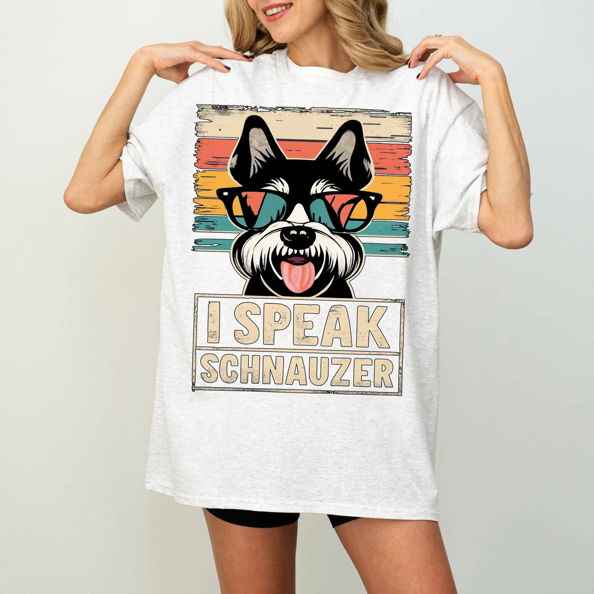 I Speak Schnauzer Funny Dog T-Shirt