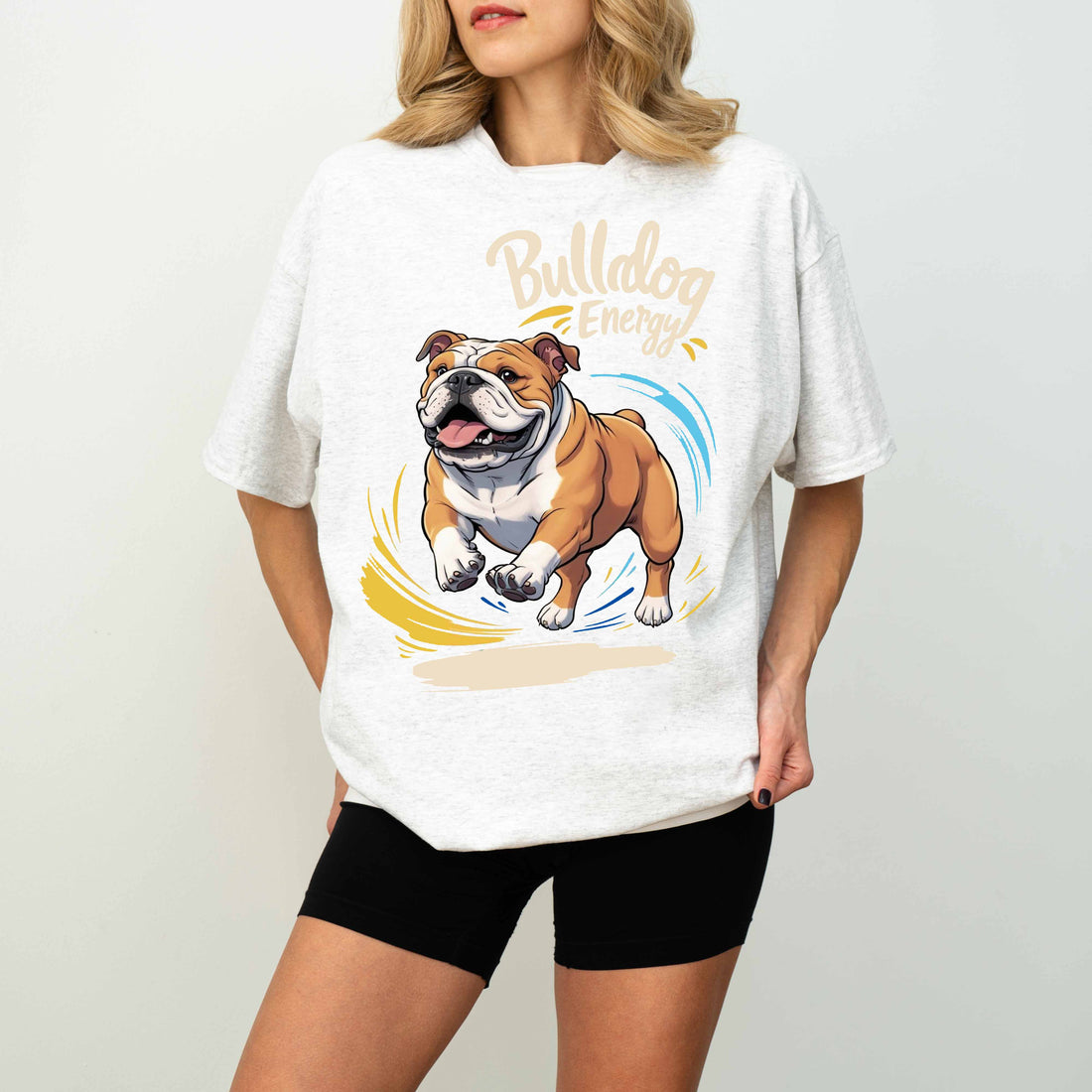 Bulldog Energy Funny Dog T-Shirt