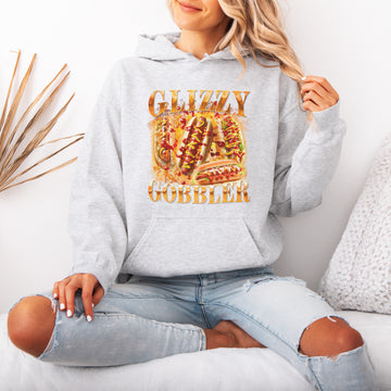 Glizzy Gobbler Hoodie Funny Hot Dog Meme Gift for Food Lovers