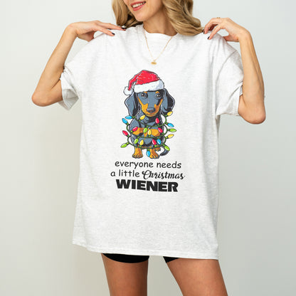 Everyone Needs a Little Christmas Wiener Dachshund Shirt