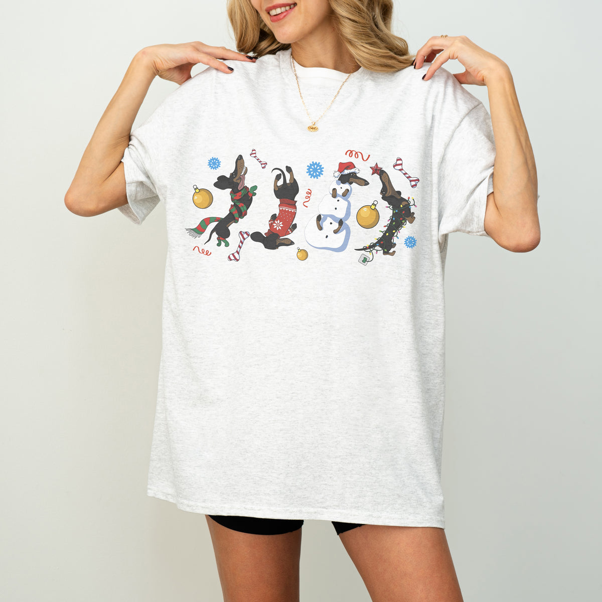 Christmas Dachshund Chaos Shirt – Funny Holiday Wiener Dog Tee