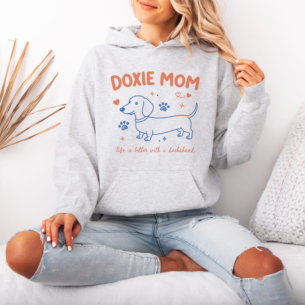 Doxie Mom Dachshund Sweatshirt Cute Gift