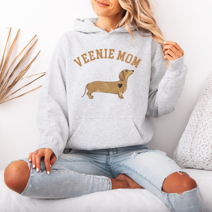 Veenie Mom Dachshund Mom Hoodie Pet Lover Gift