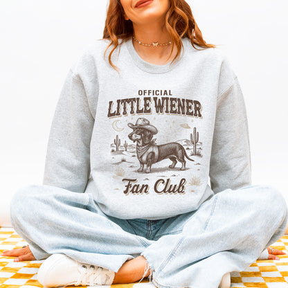 Little Wiener Fan Club Sweatshirt – Vintage Wiener Dog Gift