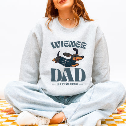 Wiener Dad Dachshund Sweatshirt Cute Doxie Lover Gift