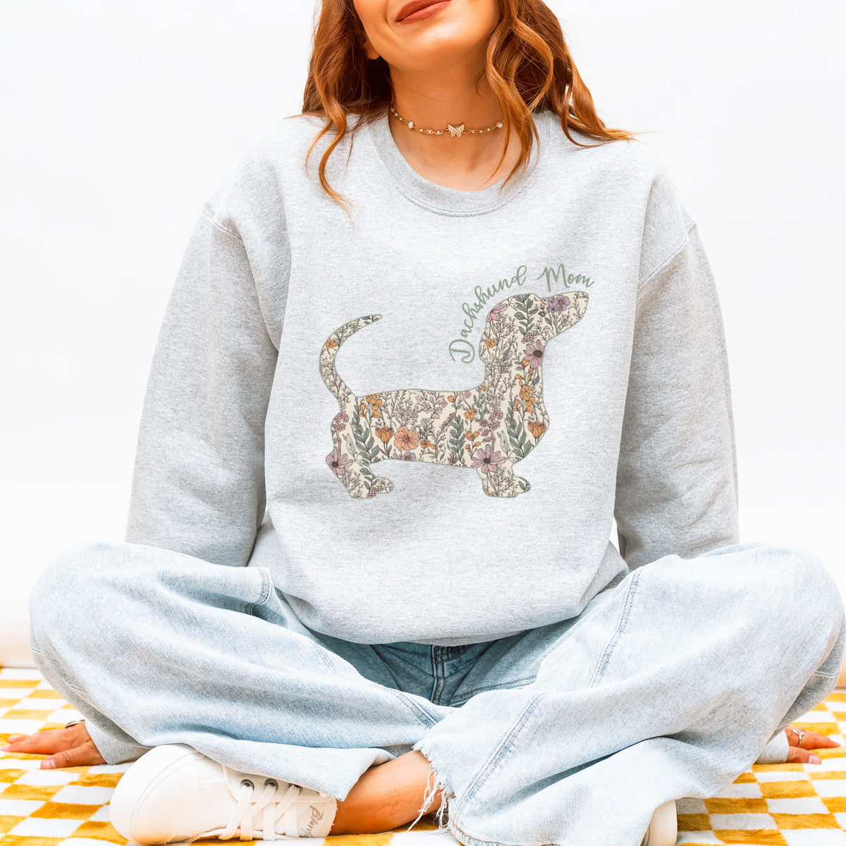 Personalized Dachshund Dog Mama Sweatshirt