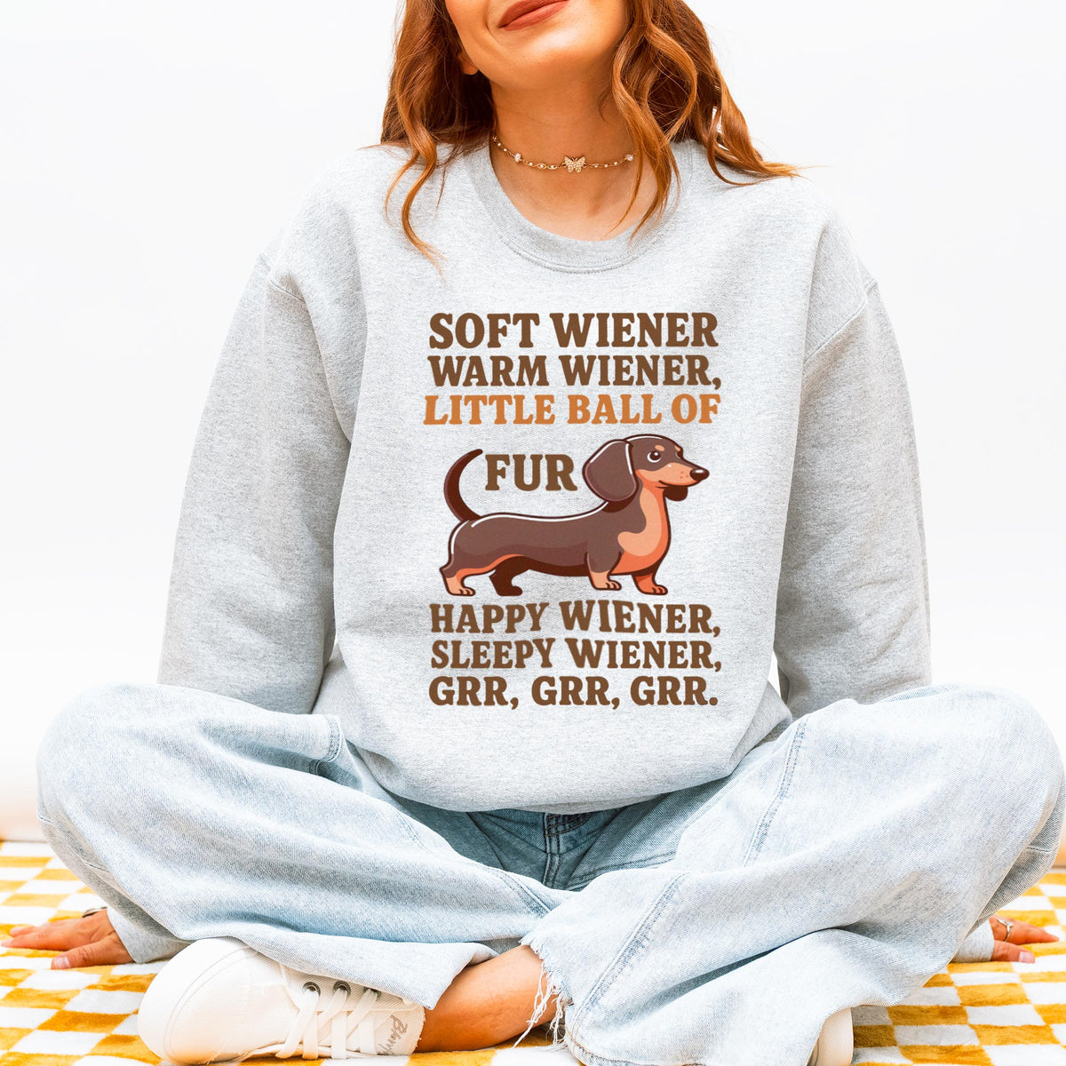 Soft Wiener Warm Wiener Dachshund Sweatshirt