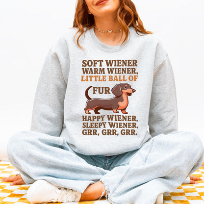 Soft Wiener Warm Wiener Dachshund Sweatshirt