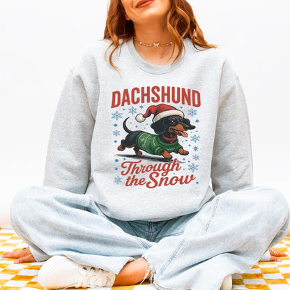 Funny Dachshund Christmas Sweatshirt