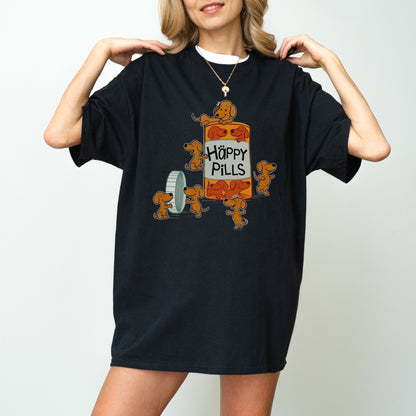 Happy Pills Dachshund Shirt Cute Doxie Gift