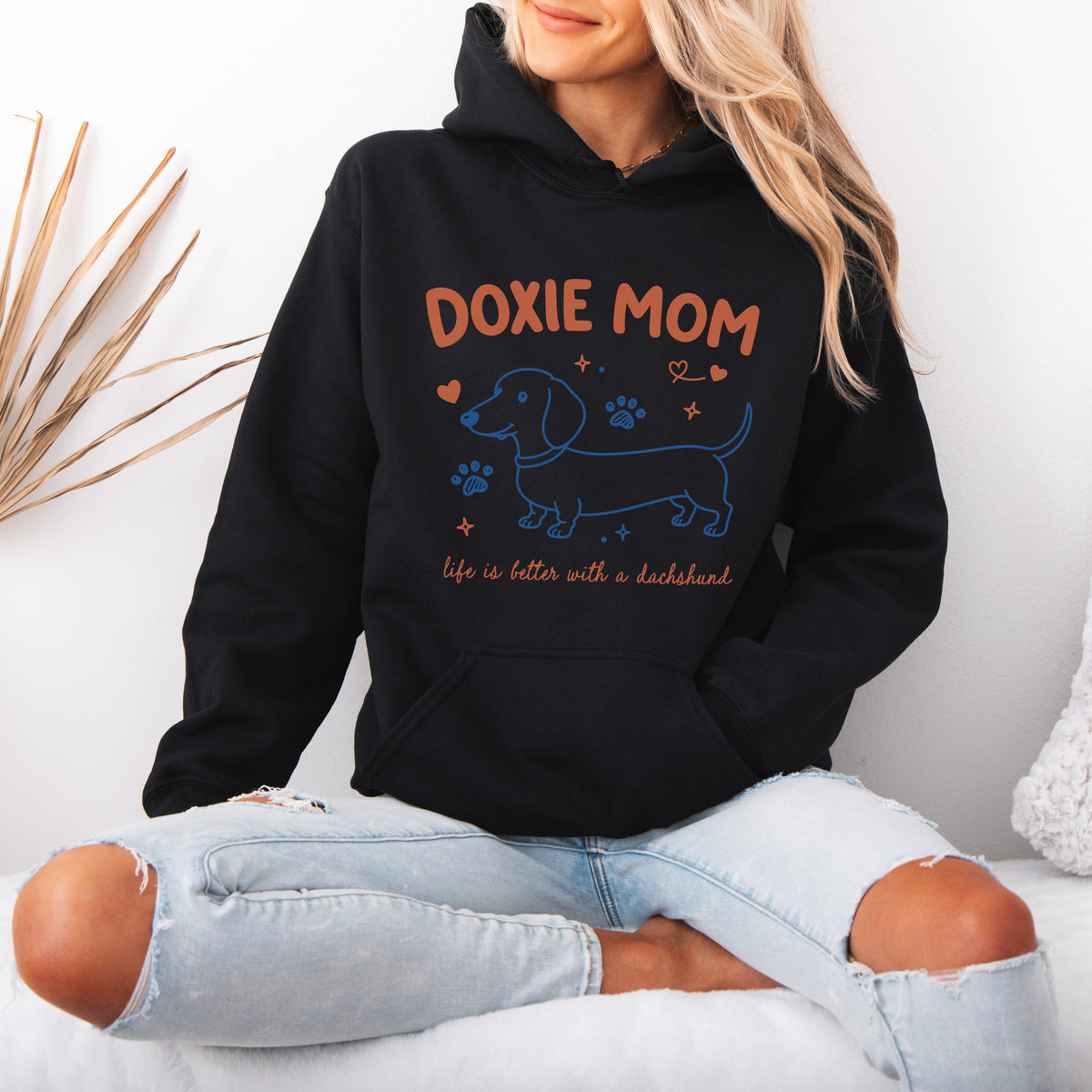 Doxie Mom Dachshund Sweatshirt Cute Gift