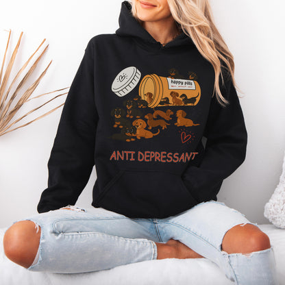 Dachshund Hoodie – Funny Weenie Dog Gift for Dachshund Lovers