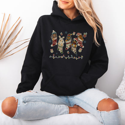 Dachshund Christmas Hoodie – Cute Doxie Mom Holiday Gift