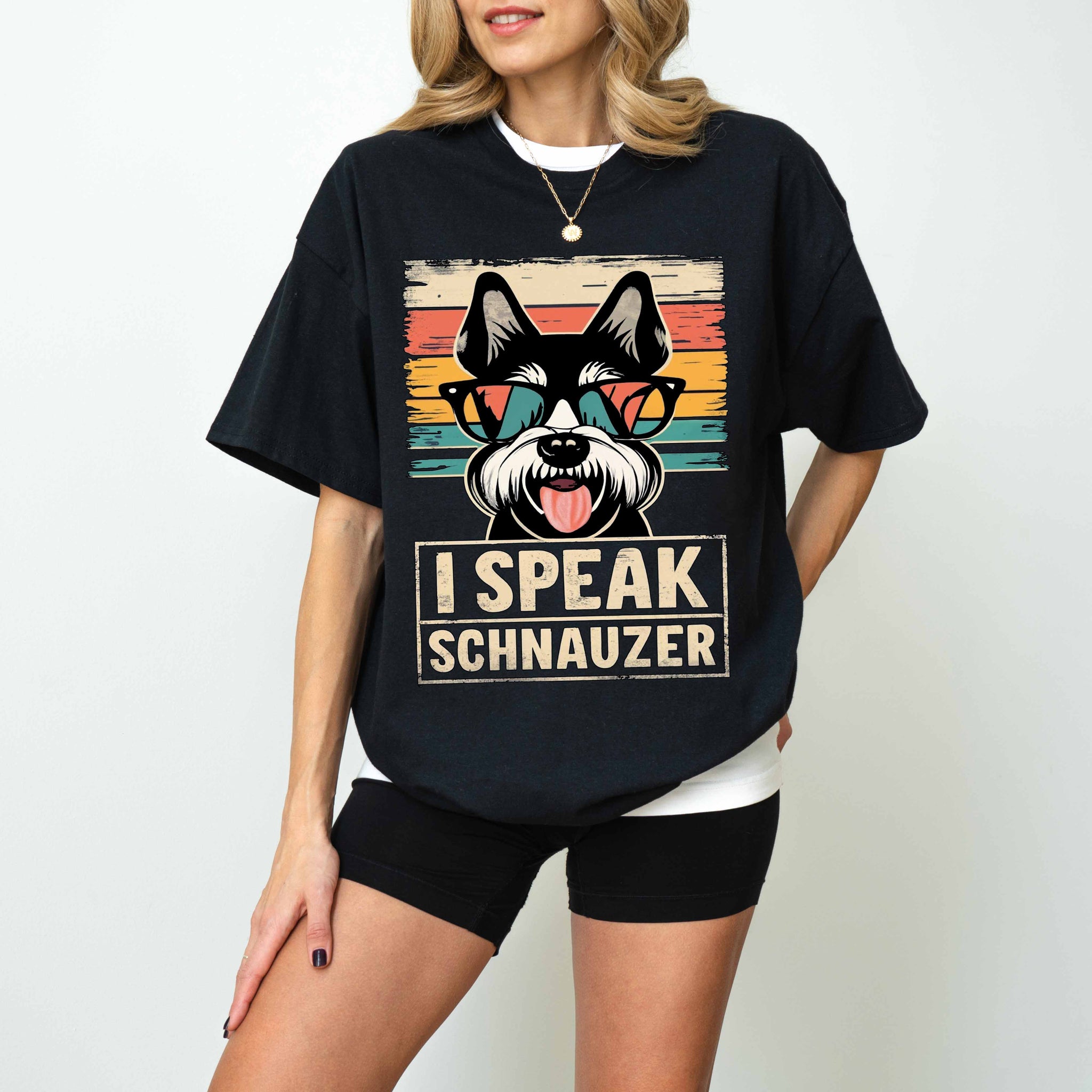 I Speak Schnauzer Funny Dog T-Shirt