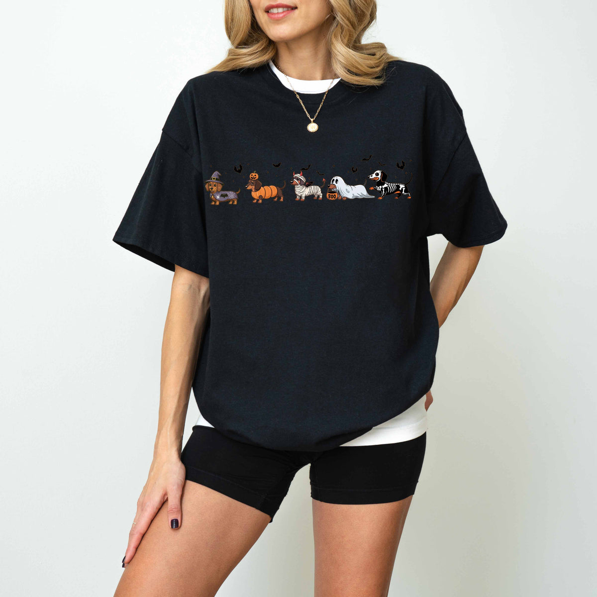 Dachshund Halloween Shirt – Cute Ghost Dog Spooky Gift