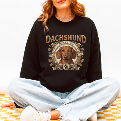 Custom Dachshund Sweatshirt Personalized Dog Portrait Gift