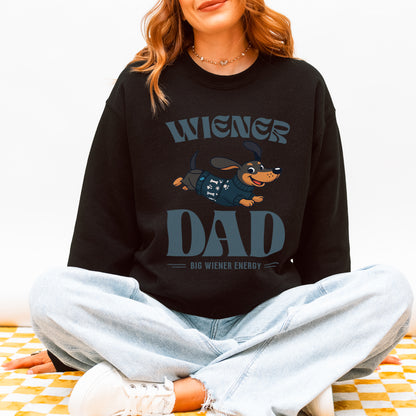 Wiener Dad Dachshund Sweatshirt Cute Doxie Lover Gift