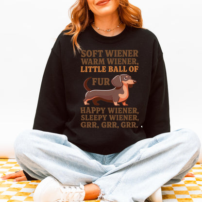Soft Wiener Warm Wiener Dachshund Sweatshirt