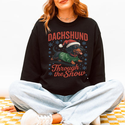 Funny Dachshund Christmas Sweatshirt