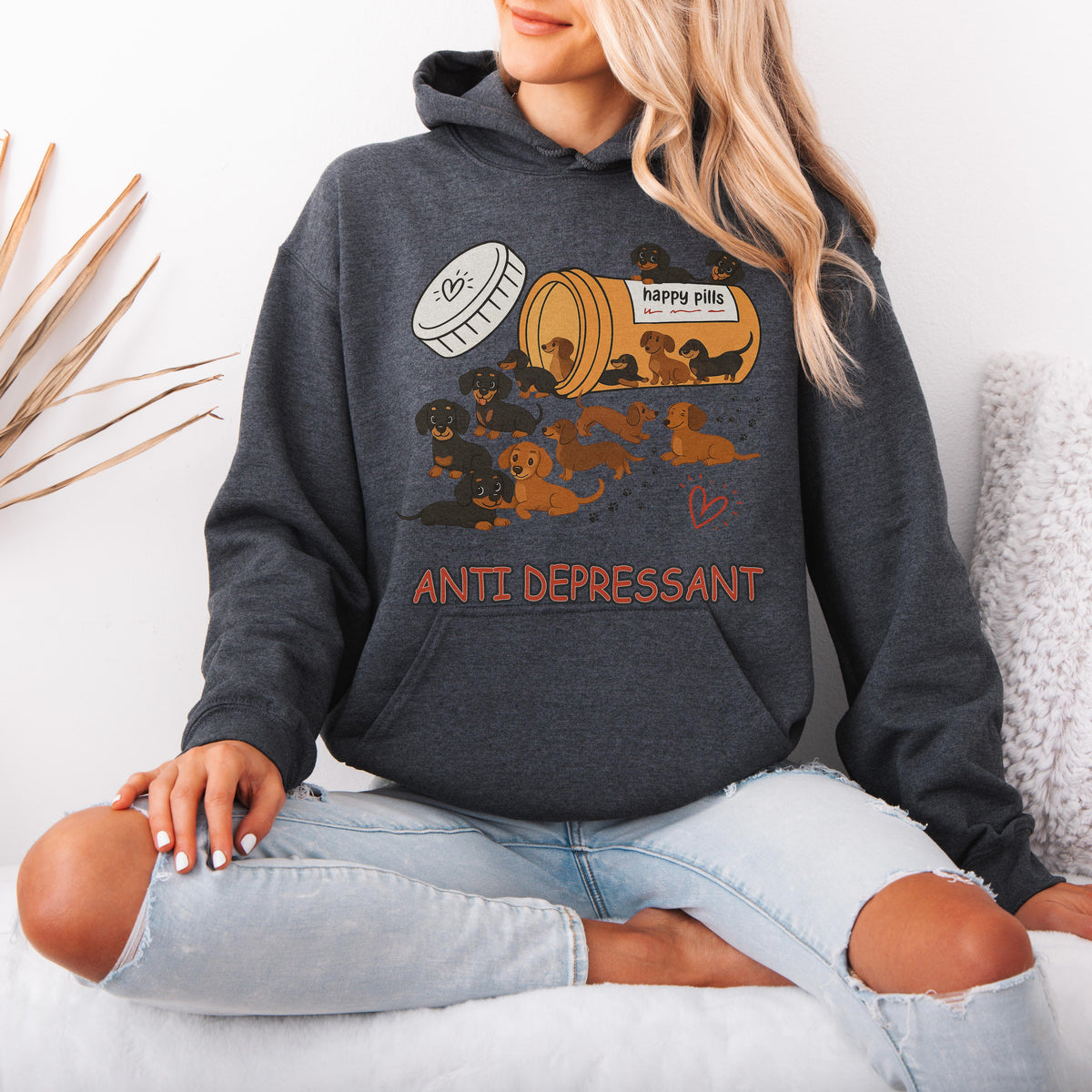 Dachshund Hoodie – Funny Weenie Dog Gift for Dachshund Lovers