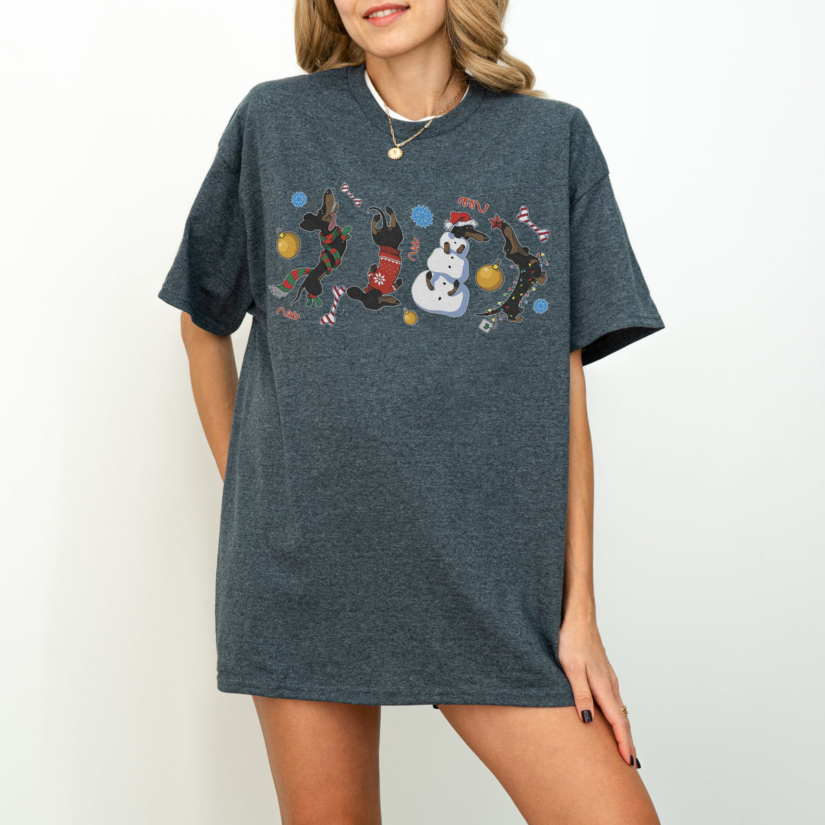 Christmas Dachshund Chaos Shirt – Funny Holiday Wiener Dog Tee