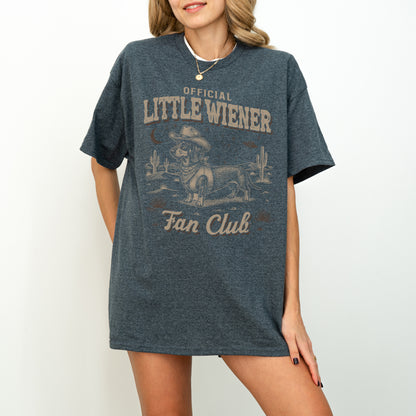 Little Wiener Fan Club Shirt – Vintage Wiener Dog Gift