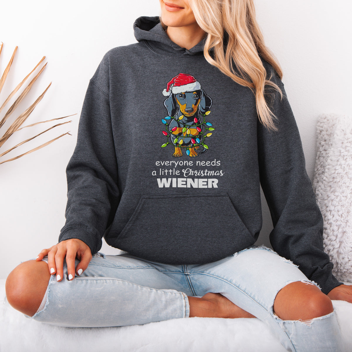 Everyone Needs a Little Christmas Wiener Dachshund Hoodies