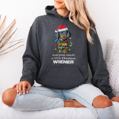 Everyone Needs a Little Christmas Wiener Dachshund Hoodies