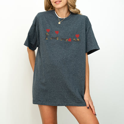 Dachshund With Heart Balloons Shirt