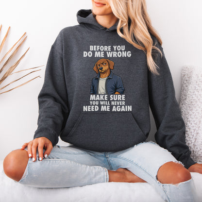 Funny Sausage Dog Hoodie Attitude Gift
