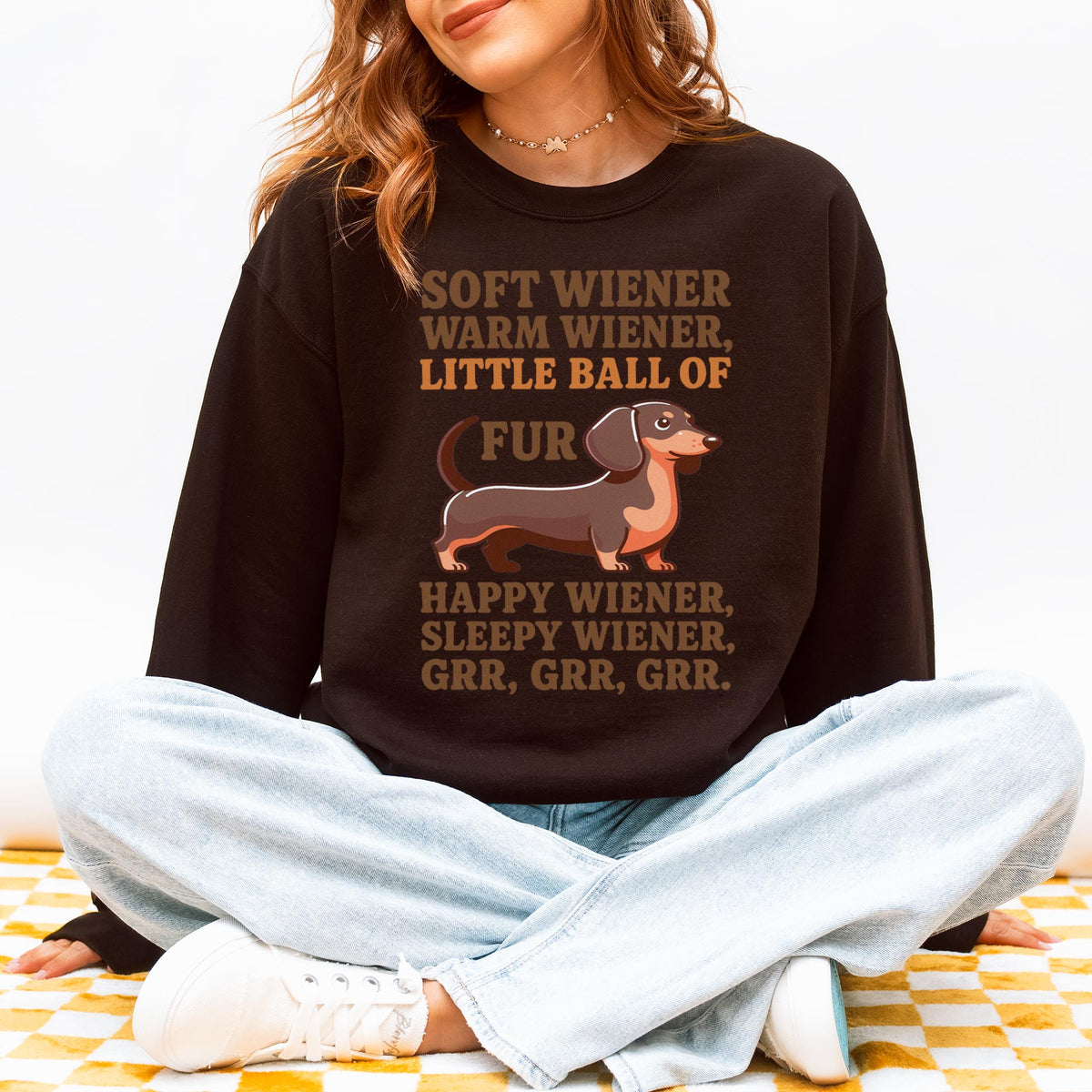 Soft Wiener Warm Wiener Dachshund Sweatshirt