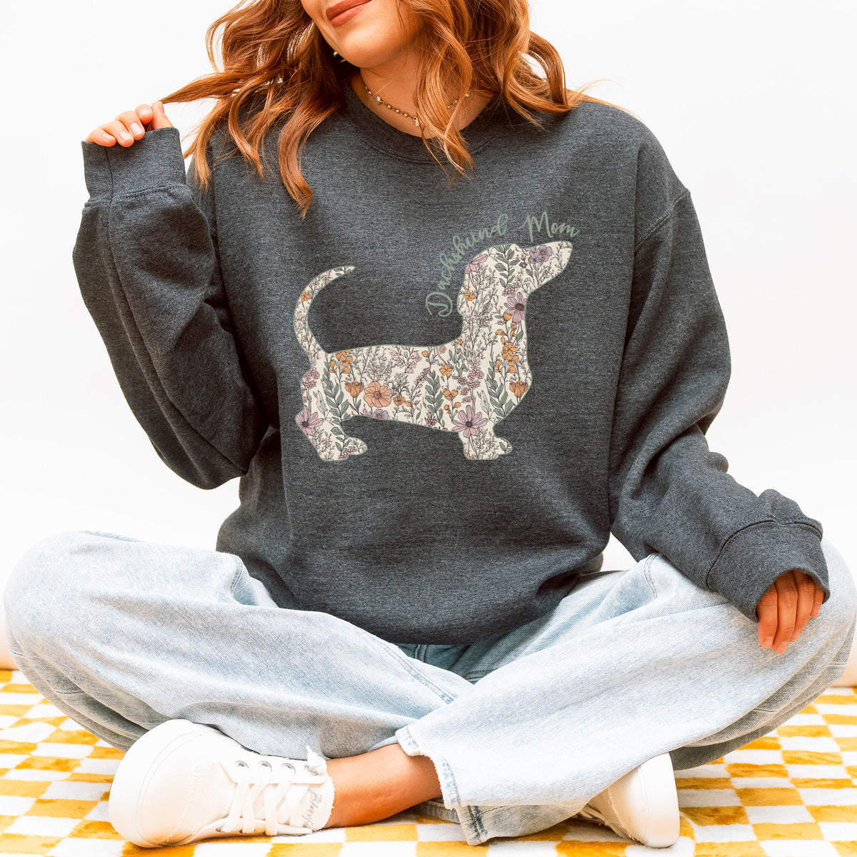 Personalized Dachshund Dog Mama Sweatshirt