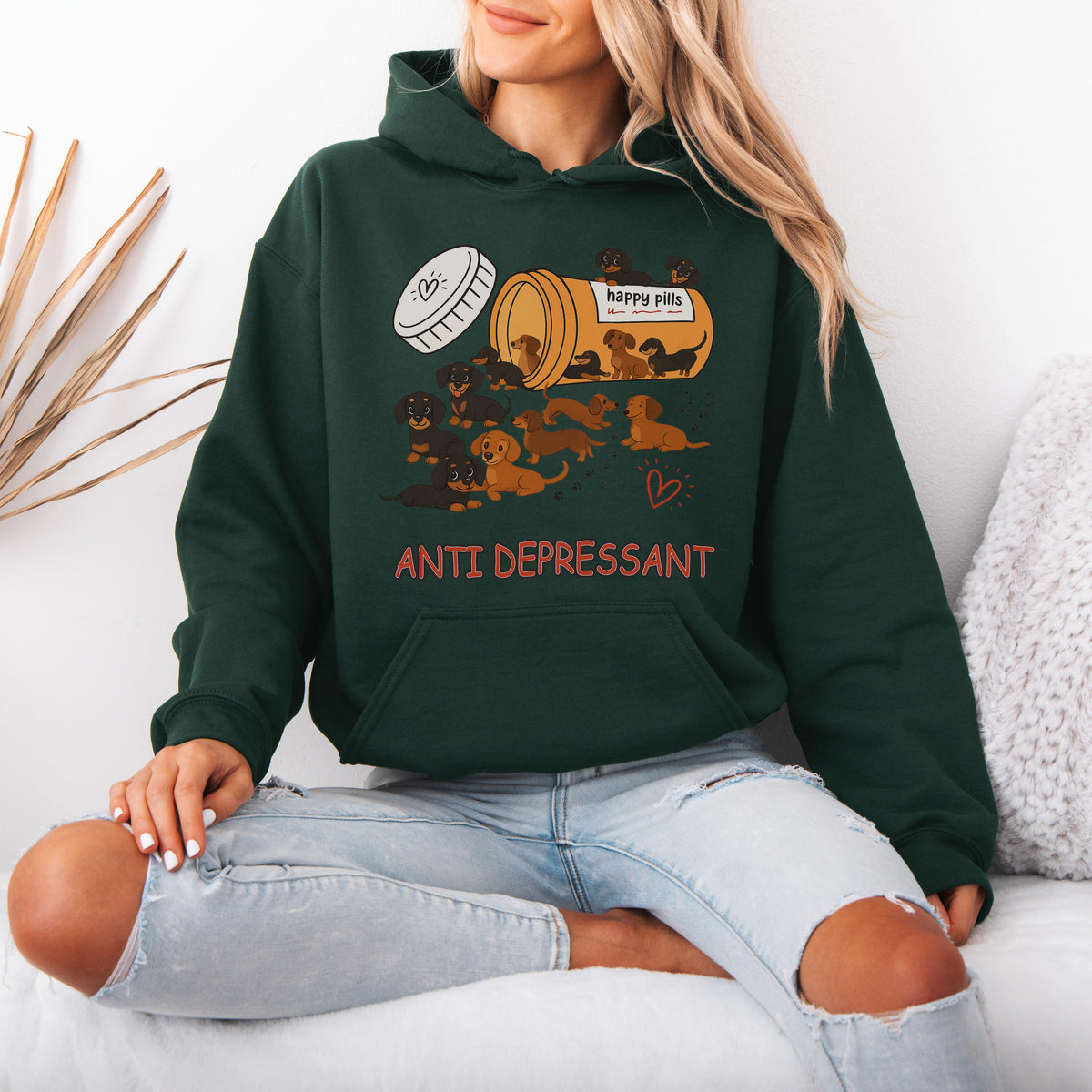Dachshund Hoodie – Funny Weenie Dog Gift for Dachshund Lovers
