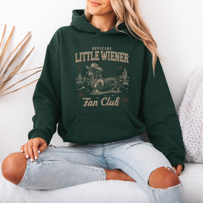 Little Wiener Fan Club Hoodie – Vintage Wiener Dog Gift