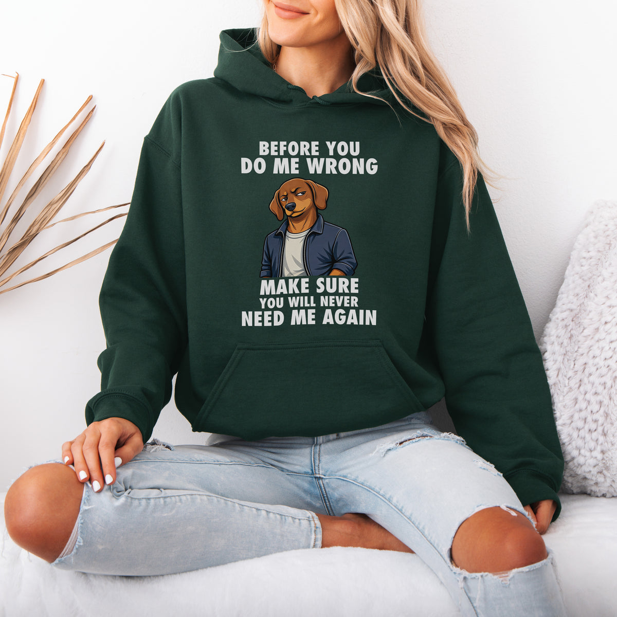 Funny Sausage Dog Hoodie Attitude Gift