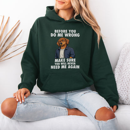Funny Sausage Dog Hoodie Attitude Gift