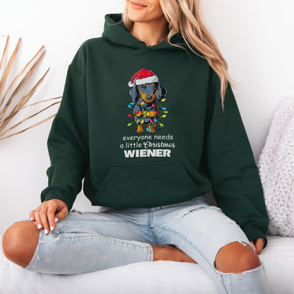 Everyone Needs a Little Christmas Wiener Dachshund Hoodies