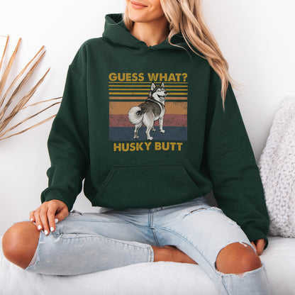 Guess What Husky Butt Hoodie – Funny Dog Lover Gift