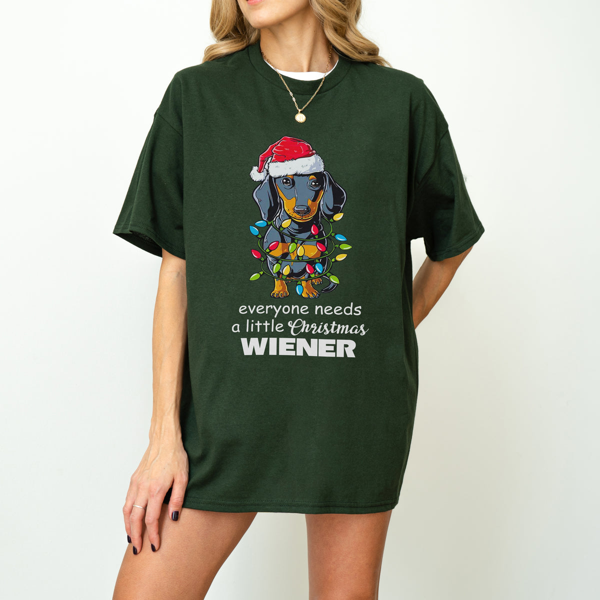 Everyone Needs a Little Christmas Wiener Dachshund Shirt